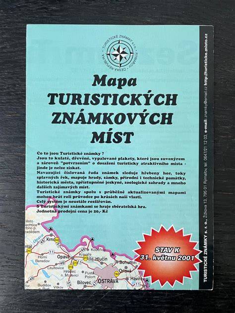 mapa turistických destinácií v apríli