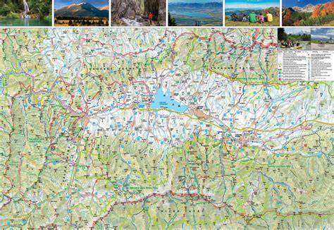 mapa turistických trás Polonín s deťmi