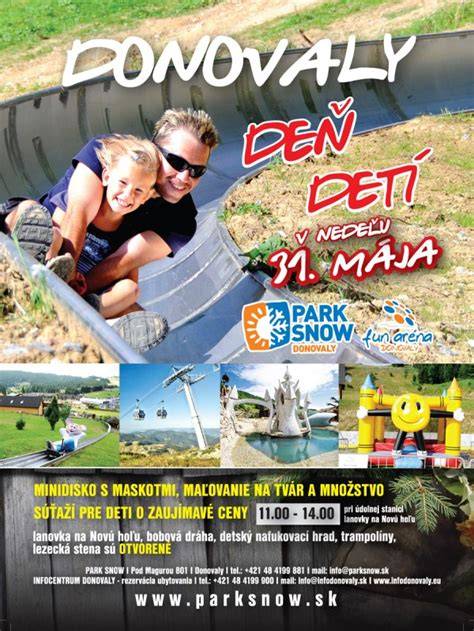 Deti na detskom areáli Donovaly