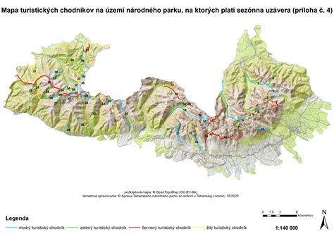 Mapa alternatívnych zostupov zo Skalnatého plesa