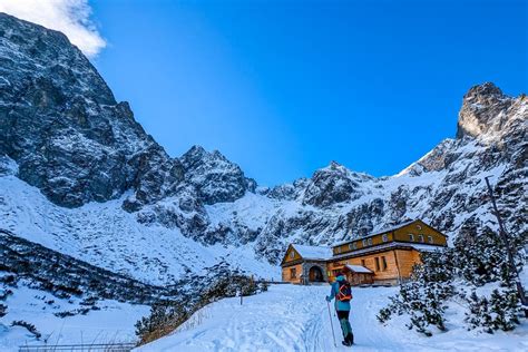 zelené pleso v zime