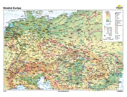 mapa Východná Európa a známe gotické pamiatky
