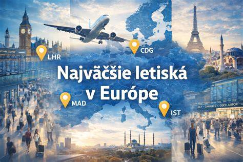 mapa letísk a destinácií last minute