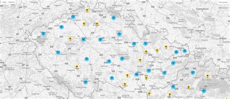 Nabíjacie stanice po trase - mapa a výkony
