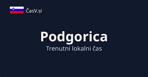 Podgorica čas a poloha