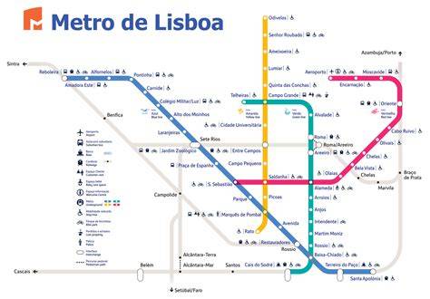 mapa letiska lisabon a metro