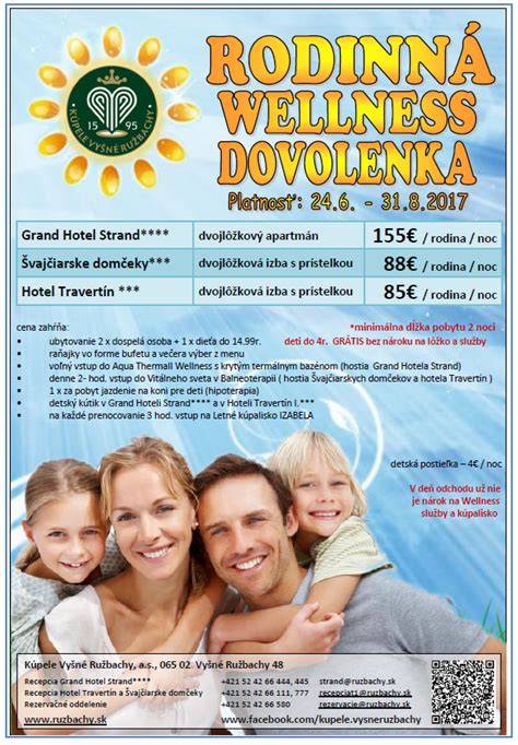 infografika: rodinná dovolenka v Ružomberku