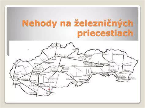 grafický prehľad nehôd na železničných priecestiach