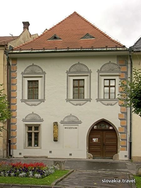 Levoča Dom Majstra Pavla historická architektúra