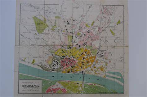 Mapa spojení a spojovacích bodov Bratislavy