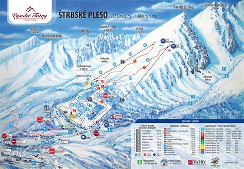 Nové Štrbské pleso mapa lokalít