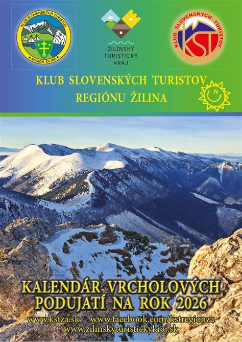 Kalendár turistických trás a výstupov na Stoh