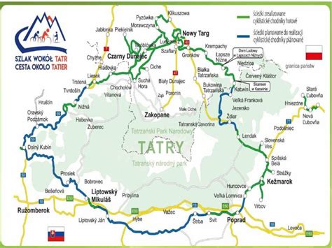 trasy tatier rodinky tipy mapa