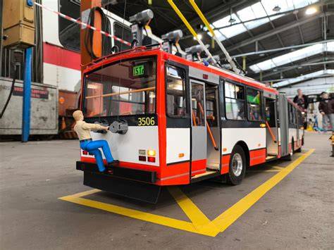 diagram prepojení trolejbusu 1 s inými linkami