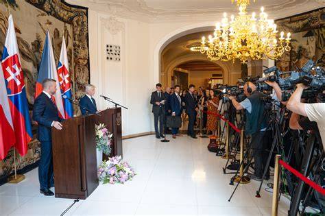 slovenský prezident Pellegrini Pražský hrad