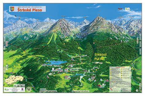 mapa okruhu Štrbské Pleso - Bystrá lávka - Furkotská dolina
