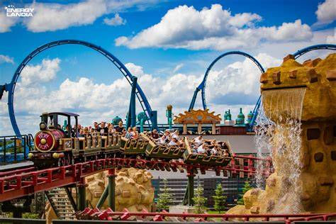 turistické zobrazenie Europa-Park a jeho tematických zón