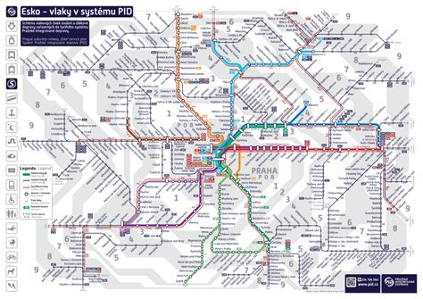 Mapa lacných vlakových spojení z Bratislavy