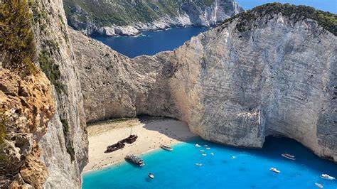 Navagio ikonická pláž záchytné ukážky
