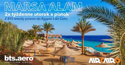 Letiská RMF Marsa Alam a BTS Bratislava