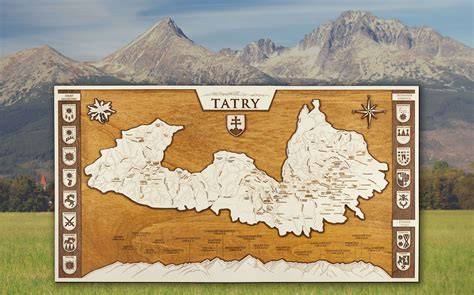 informačná mapa okolia Tatier (mapa okolia)