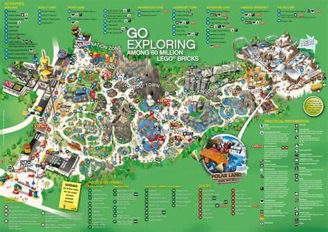 ilustratívna mapa Legoland Günzburg