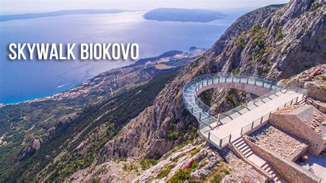 Biokovo Skywalk v pohľade na more