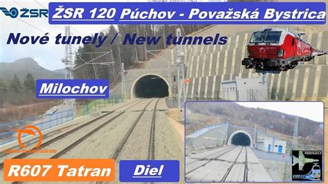 tunely Diel a Milochov a ich polohy