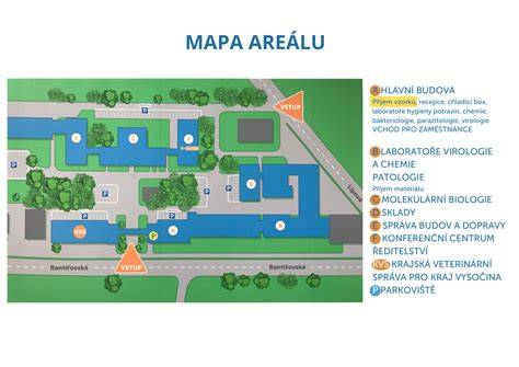 Mapa areálu Termálneho kúpaliska Podhájska