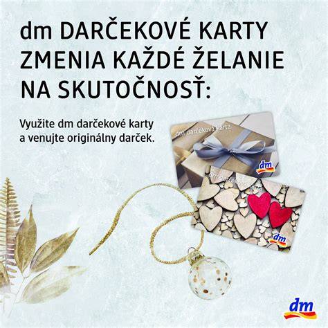 Darčekové karty a ich využitie