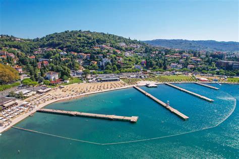 portorož a pirany obzor pláže