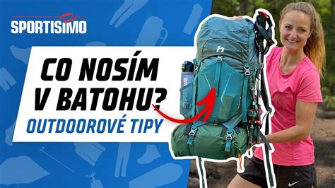 kreslené schéma vnútorného členenia batohu