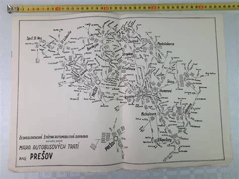 mapa autobusových liniek Bardejov Prešov
