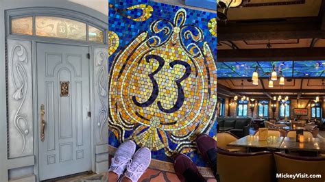 Disneyland Club 33 interior (našepkáva tajomstvo luxusného servisu)