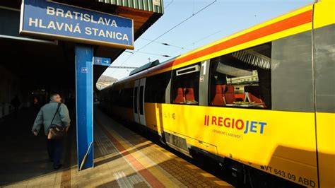 RegioJet Bratislava Košice situácia na trati