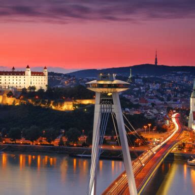 Bratislava panoráma a dominantu hradu