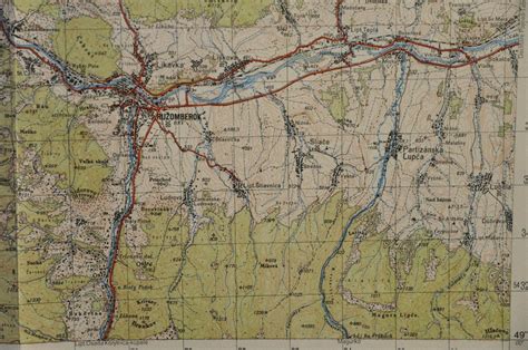 Terchová centrálna mapa a atraktivity