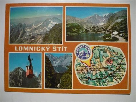 mapa oblasti Stará Lesná a Lomnický štít
