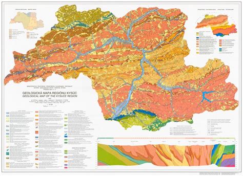 Mapa regiónu Dolnej Nitre a Poľného Kesova