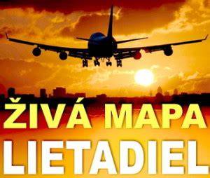 mapa nadzvukových lietadiel a tras