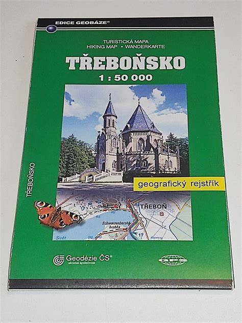 Mapa a atraktívne miesta Třeboňsko