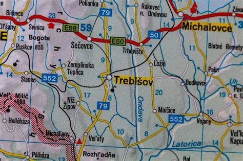 vzdialenost Trebisov