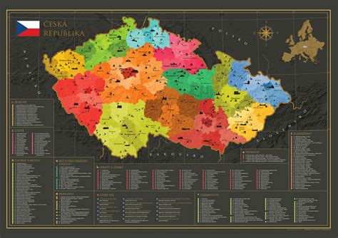 Mapa oblastí Dominikánskej republiky (turistické destinácie)