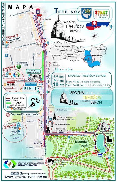 Mapa zastávok Košice Trebišov