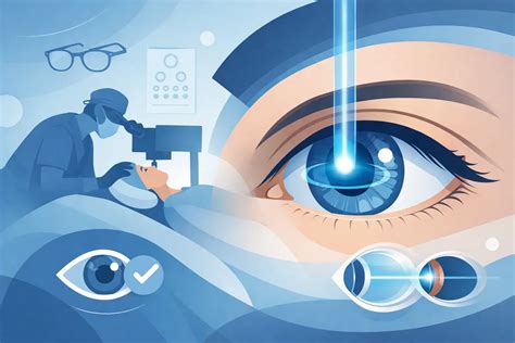 Infografika: Laserová operácia očí a proces vyšetrenia