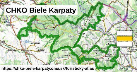 turisticka mapa Biele Karpaty