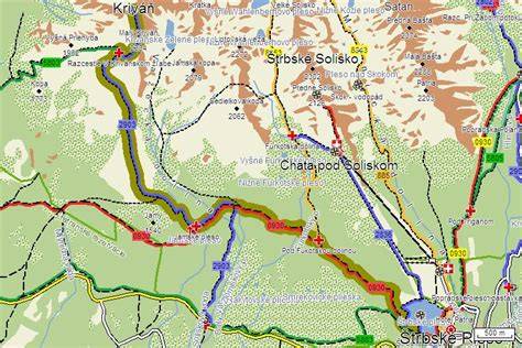 mapa trasy zo skanzenu na hrad