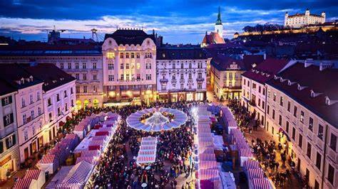 Vianočné trhy Slovensko prehľad mapy
