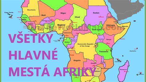 mapa Ghany a hlavné mestá
