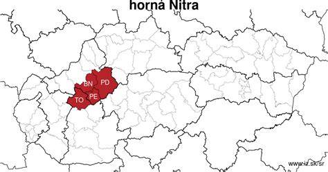 Penziòn Hoffer a jeho poloha v Nitre (mapa regiónu)